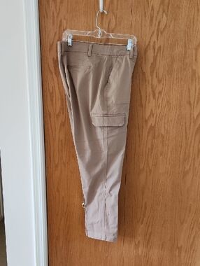 Talbots Khaki Cargo Stretch Pants NWT